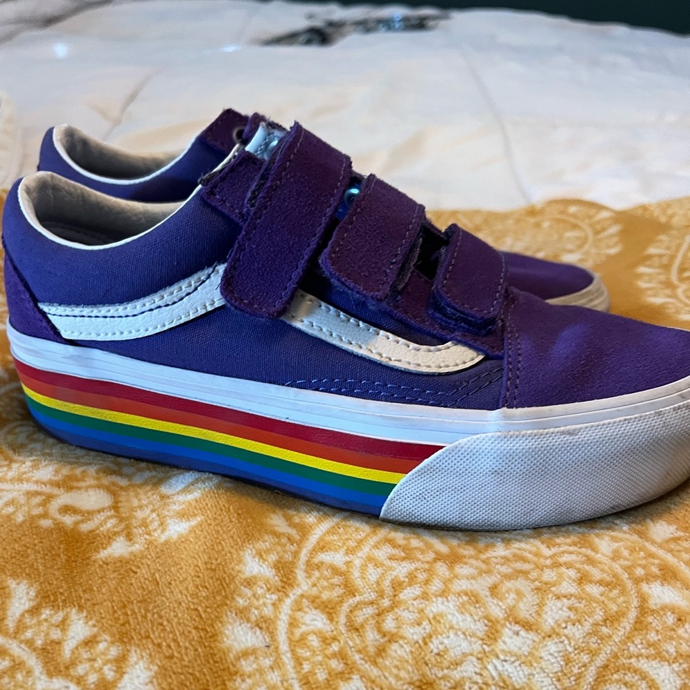 Rainbow platform vans
